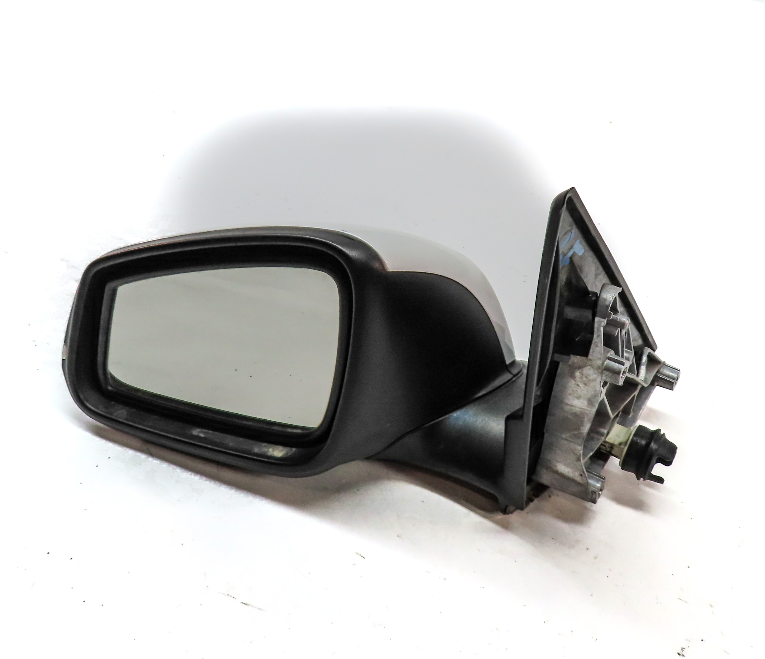 2013-2015 BMW X1 (E84) LEFT DRIVER P-FOLD AUTODIM MEMORY DOOR MIRROR (White) — exact item pictured